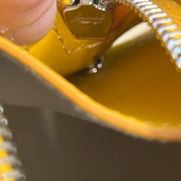 TOD'S Yellow Leather mini Boston embossed logo bag - Picture 10 of 15